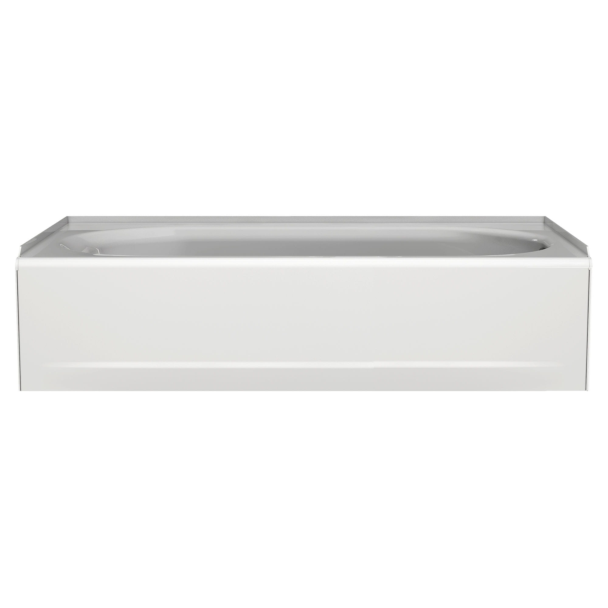 Princeton® Americast® 60 x 34-Inch Integral Apron Bathtub Above Floor Rough Left-Hand Outlet Luxury Ledge with Integral Drain
